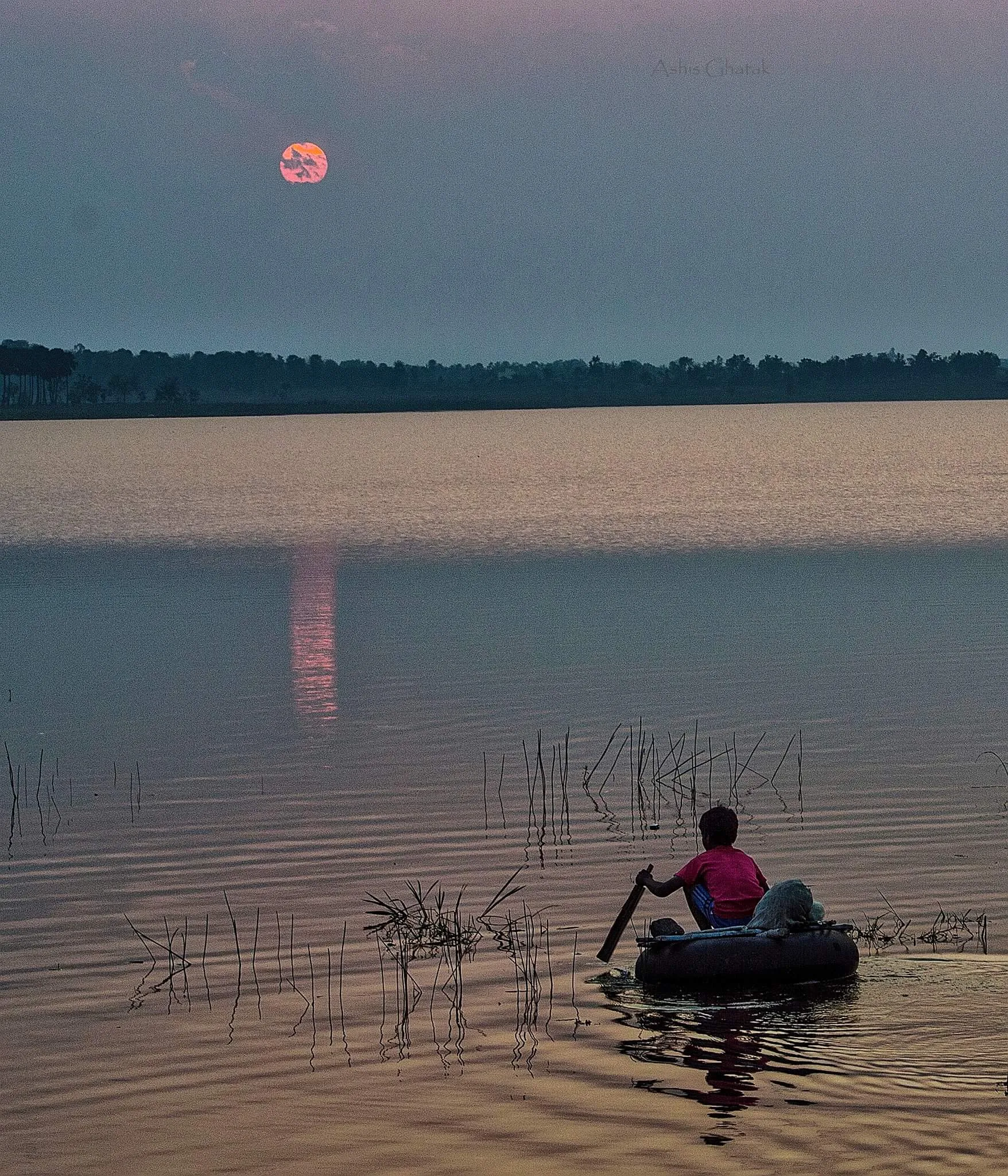 Baranti lake and Panchet range